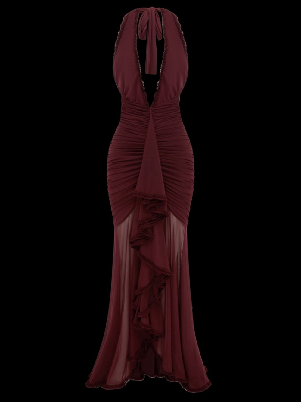 Babyboo Janessa Maxi Dress – Cherry Lacquer - Picture 6 of 8